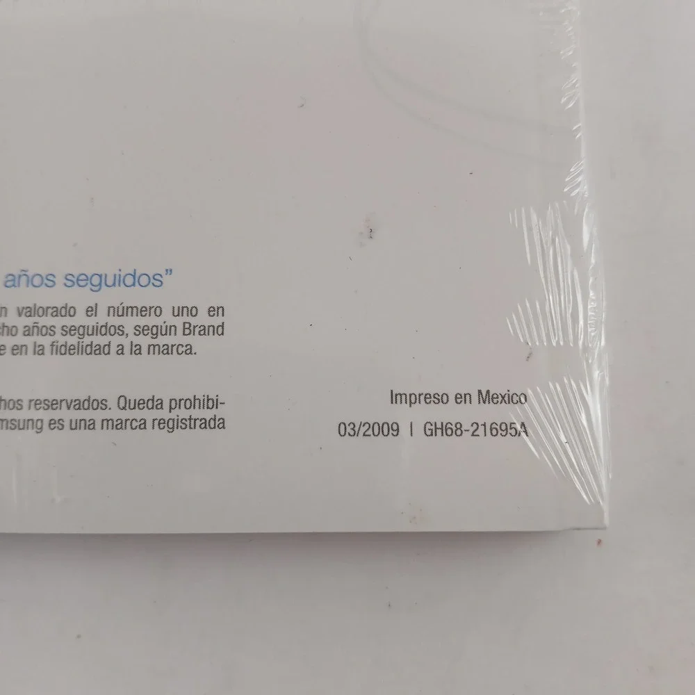Samsung SGH-t239 User Manual Only English And Spanish 2009 Sealed New